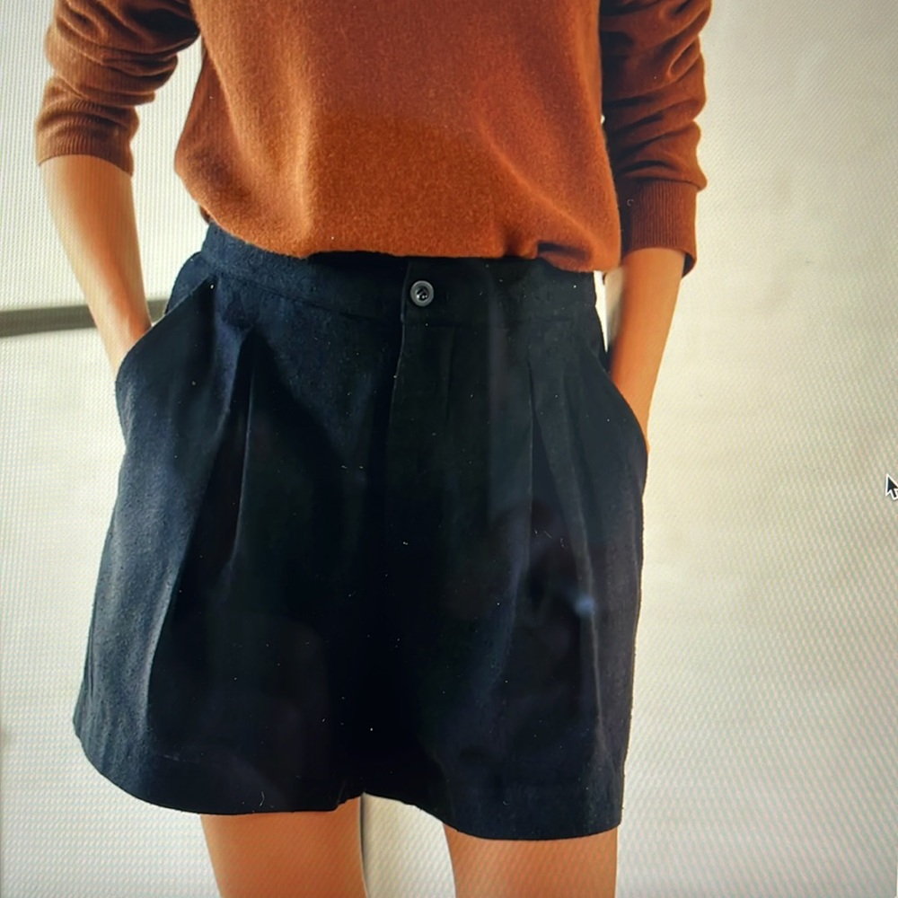 Jenni Kayne Silk Pleated Shorts, size 4, NWT